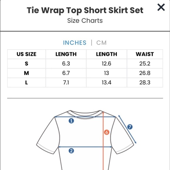 Cape Clique cargo mini skirt and crop top set size S - Picture 13 of 13